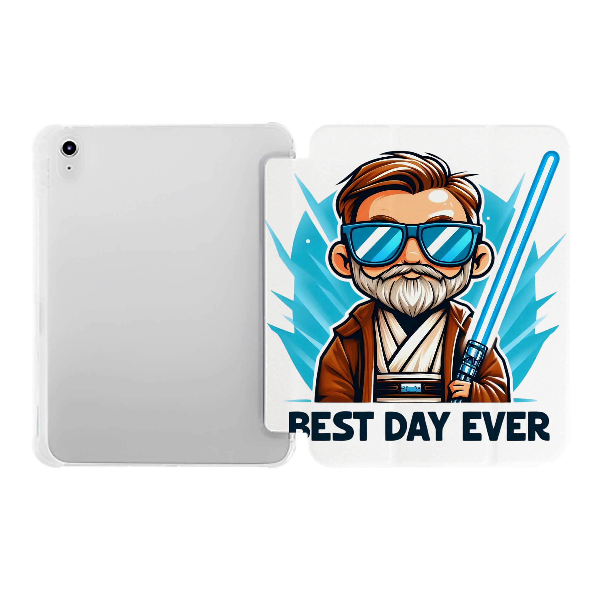 （画像用） スター・ウォーズ Star Wars IPad ケース ペン収納付き 三つ折りスタンド PUレザー×シリコン 対応機種9.5/10.5/10.9インチ